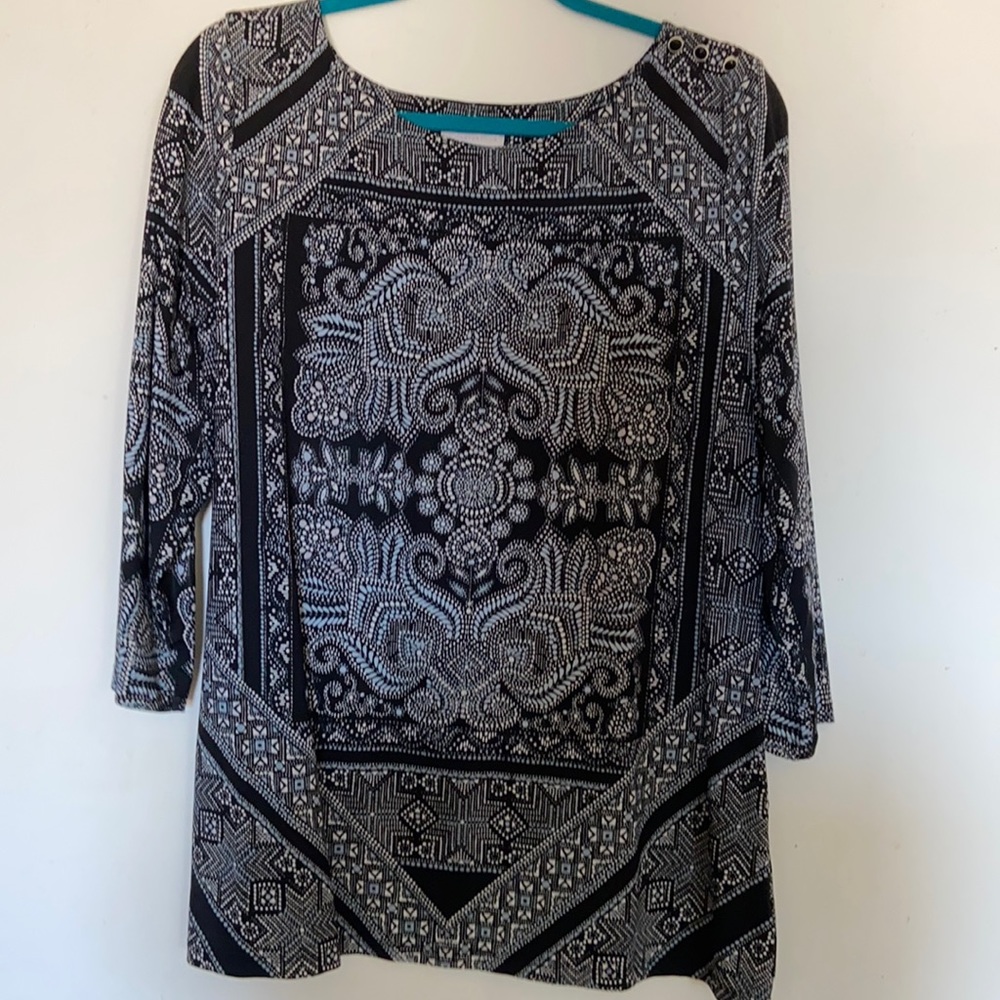 Charter Club XL tunic pretty stylish pattern
